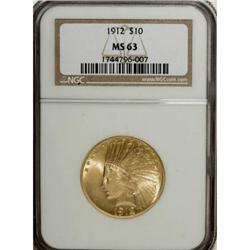 1912 $10 MS63 NGC