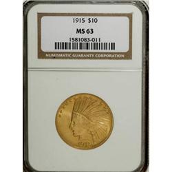 1915 $10 MS63 NGC