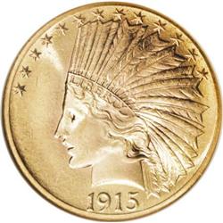1915 $10 MS64 NGC