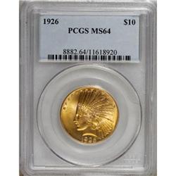 1926 $10 MS64 PCGS