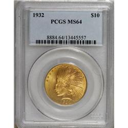 1932 $10 MS64 PCGS