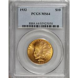 1932 $10 MS64 PCGS