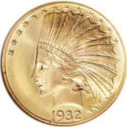 1932 $10 MS66 NGC