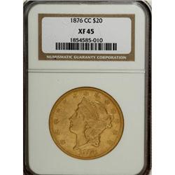 1876-CC $20 XF45 NGC