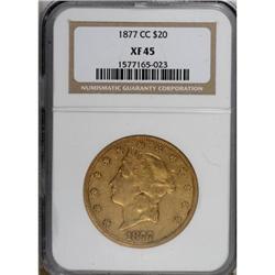 1877-CC $20 XF45 NGC