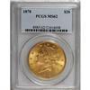 Image 1 : 1878 $20 MS62 PCGS