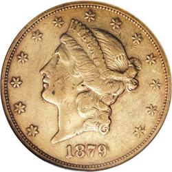1879-O $20 XF40 NGC