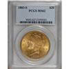 Image 1 : 1883-S $20 MS62 PCGS