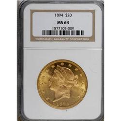 1894 $20 MS63 NGC