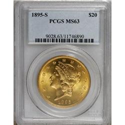 1895-S $20 MS63 PCGS