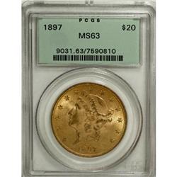 1897 $20 MS63 PCGS