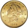 Image 1 : 1899-S $20 MS64 PCGS