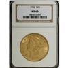 Image 1 : 1902 $20 MS60 NGC