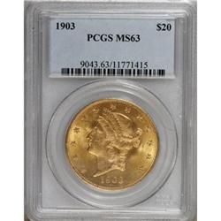 1903 $20 MS63 PCGS