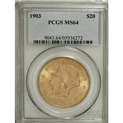 1903 $20 MS64 PCGS