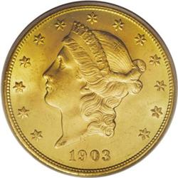 1903-S $20 MS64 PCGS