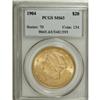 Image 1 : 1904 $20 MS63 PCGS