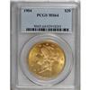 Image 1 : 1904 $20 MS64 PCGS