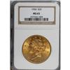 Image 3 : 1904 $20 MS65 NGC