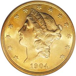 1904 $20 MS66 PCGS