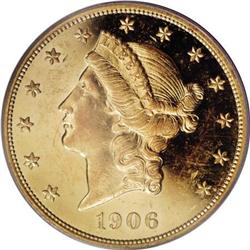 1906 $20 PR58 PCGS