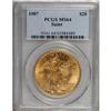 Image 1 : 1907 $20 Arabic Numerals MS64 PCGS