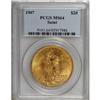 Image 1 : 1907 $20 Arabic Numerals MS64 PCGS