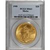 1908 $20 Motto MS63 PCGS
