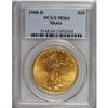 Image 1 : 1908-D $20 Motto MS64 PCGS