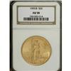 Image 1 : 1909/8 $20 AU58 NGC
