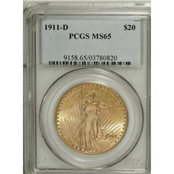 1911-D $20 MS65 NGC
