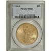 Image 1 : 1911-S $20 MS64 PCGS