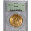Image 1 : 1916-S $20 MS64 PCGS
