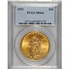 Image 1 : 1922 $20 MS64 PCGS