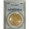 Image 1 : 1922 $20 MS65 PCGS