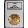 Image 1 : 1924 $20 MS66 NGC