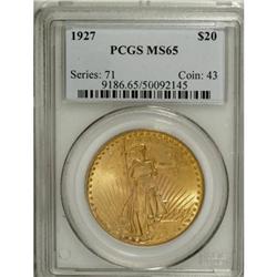 1927 $20 MS65 PCGS