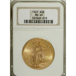 1927 $20 MS65 NGC
