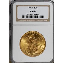 1927 $20 MS66 NGC