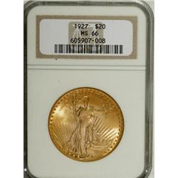 1927 $20 MS66 NGC