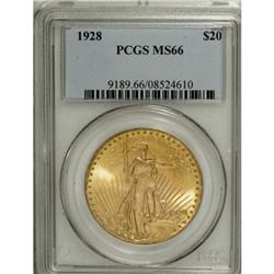 1928 $20 MS66 PCGS