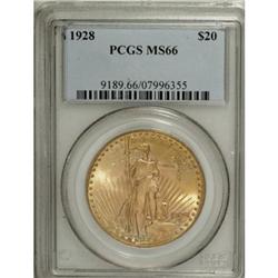 1928 $20 MS66 PCGS
