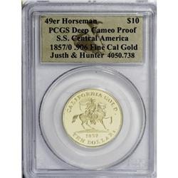Baldwin & Co. $10 'Restrike' Deep Cameo Proof