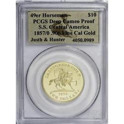 Baldwin & Co. $10 'Restrike' Deep Cameo Proof