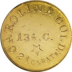 (1837-42) $5 C. Bechtler Five Dollar, 134G, With