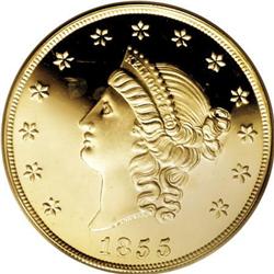 1855 $50 Kellogg & Co. Fifty Dollar PR PCGS