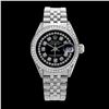 Image 2 : Rolex Men's Stainless Steel, QuickSet, Diamond Dial & Diamond Bezel