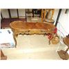 Image 1 : VICTORIAN ORNATE CARVED INLAY COFFEE TABLE