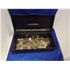 Image 1 : SMALL BLACK BOX FULL OF ASSORTED COIN CURRENCY