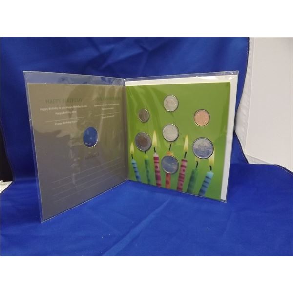 2011 "HAPPY BIRTHDAY" COMMEMORATIVE ROYAL CNDN MINT COIN SET